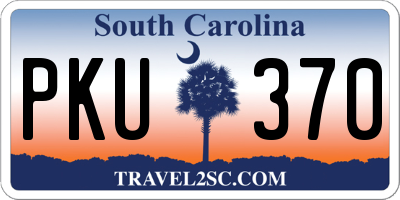 SC license plate PKU370