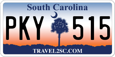 SC license plate PKY515