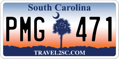 SC license plate PMG471