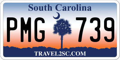 SC license plate PMG739