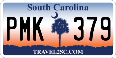 SC license plate PMK379