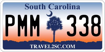 SC license plate PMM338