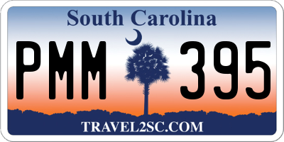 SC license plate PMM395