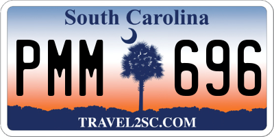 SC license plate PMM696