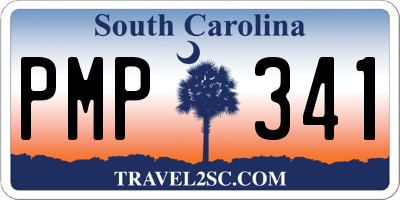 SC license plate PMP341