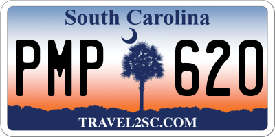 SC license plate PMP620