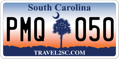 SC license plate PMQ050