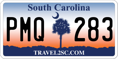 SC license plate PMQ283