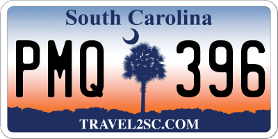 SC license plate PMQ396