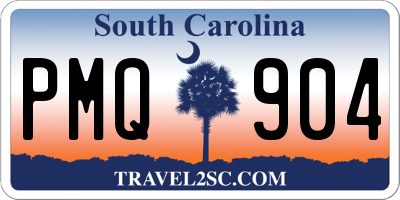 SC license plate PMQ904