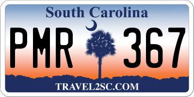 SC license plate PMR367