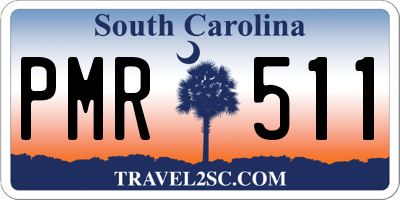 SC license plate PMR511