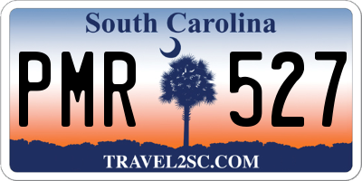 SC license plate PMR527
