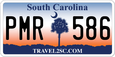 SC license plate PMR586