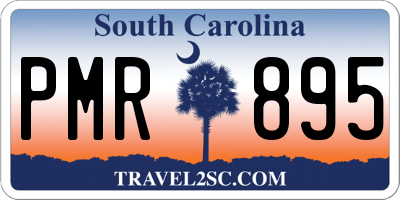 SC license plate PMR895
