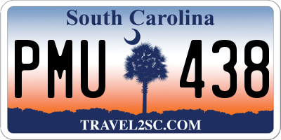 SC license plate PMU438