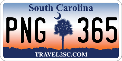 SC license plate PNG365
