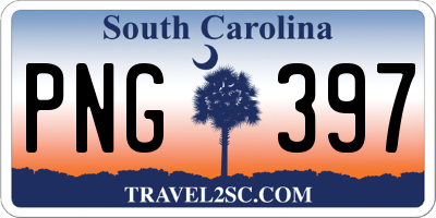 SC license plate PNG397