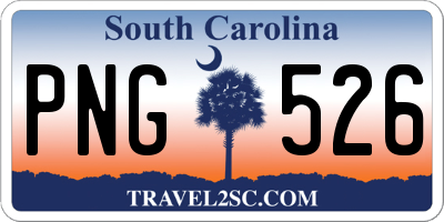 SC license plate PNG526