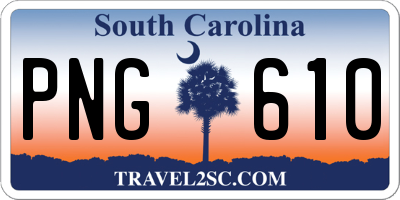 SC license plate PNG610