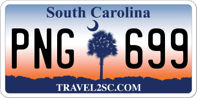 SC license plate PNG699