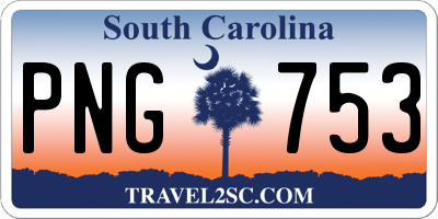 SC license plate PNG753