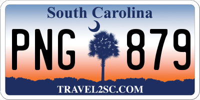 SC license plate PNG879