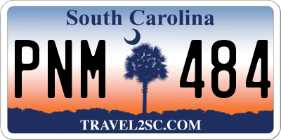 SC license plate PNM484