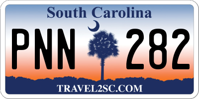SC license plate PNN282
