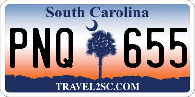 SC license plate PNQ655