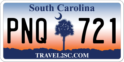 SC license plate PNQ721