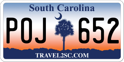 SC license plate POJ652