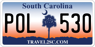 SC license plate POL530