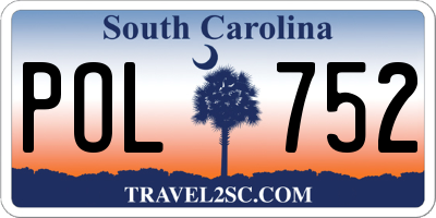 SC license plate POL752