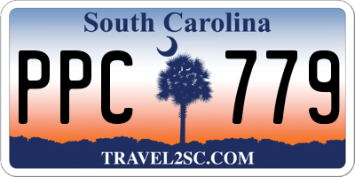 SC license plate PPC779