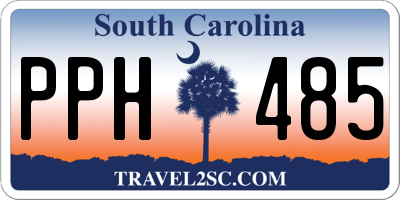 SC license plate PPH485