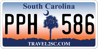 SC license plate PPH586