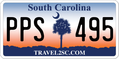 SC license plate PPS495