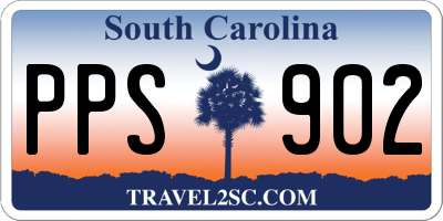 SC license plate PPS902