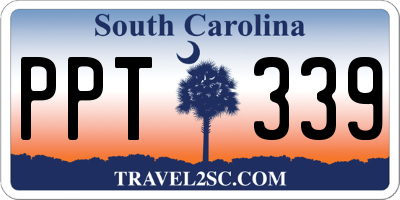 SC license plate PPT339