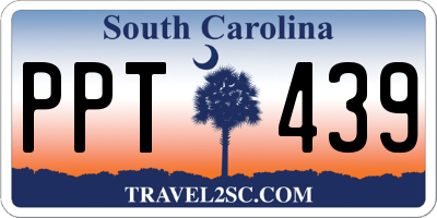 SC license plate PPT439