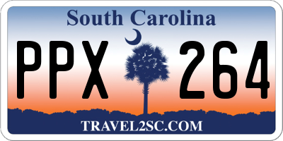 SC license plate PPX264