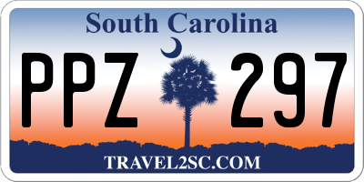 SC license plate PPZ297