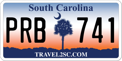 SC license plate PRB741