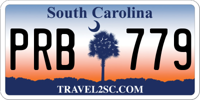 SC license plate PRB779
