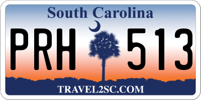 SC license plate PRH513