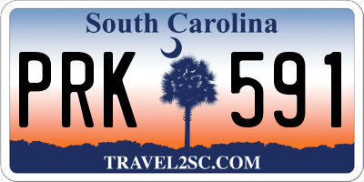 SC license plate PRK591