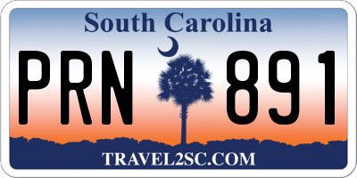 SC license plate PRN891
