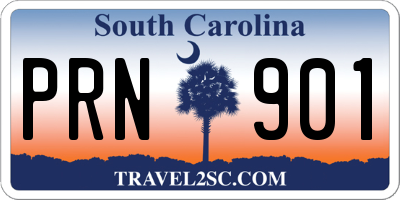 SC license plate PRN901