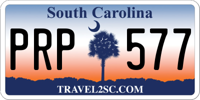 SC license plate PRP577